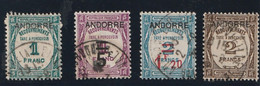 Andorre Taxe 9 A 15  Oblitéré, Authentique Oblitérations - Used Stamps