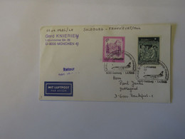 AUSTRIA AIRMAIL COVER SALZBURG - FRANKFURT TO GERMANY  1985 - Other & Unclassified