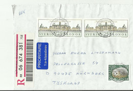 SCHWEDEN   R-CV 1996 - Lettres & Documents