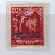 Liechtenstein - 1932 - 20  R. Timbre De Service  Neufs*-  MLH - Dienstmarken