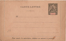 CTN27B - ANJOUAN EP CL ALLEGORIE 25c ACEP N°2 NEUVE  TRACES CHARNIERE AU VERSO - Storia Postale