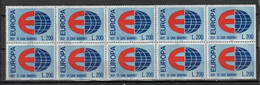 14440) Dealer Stock San Marino 1964 MNH Europa 1v ( X 10 Sets). - Lots & Serien