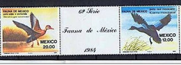 MEXIQUE Oiseaux, Oiseau, Canard, Pato Duck, Yvert N° 1041/22  Avec Logo Central. Neuf Sans Charniere. ** MNH - Canards