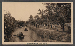 CPA BELGIUM - ASQUILLIES PLAGE - LA CANOTAGE (PLB#03-187) - Quévy