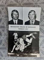 POLOGNE  LUTTE MISTRZOWIE SWIATA W ZAPASACH TEHERAN 1973 - Wrestling