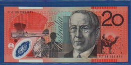 AUSTRALIA - P.53b - 20 Dollars 1998 UNC, Serie CJ 98 202841 - 1992-2001 (billetes De Polímero)