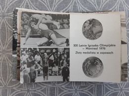 POLOGNE  LUTTE KAZIMIERZ LIPIEN JEUX OLYMPIQUE DE MONTREAL 1976 - Lotta