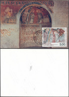 Andorre 1988- Andorre Française- Maximum Photo Sur Carte. Yvert Nr.: 375. "Peinture".Pas Commun........(VG) DC-11360 - Used Stamps