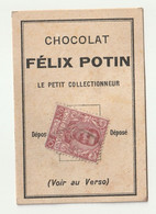 Félix Potin - Chocolat - Le Petit Collectionneur - Timbre Poste 20 - Chocolat