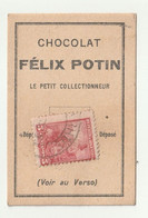 Félix Potin - Chocolat - Le Petit Collectionneur - Timbre Poste 34 - Chocolate