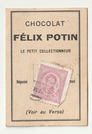 Félix Potin - Chocolat - Le Petit Collectionneur - Timbre Poste 46 - Chocolate