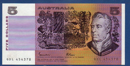 AUSTRALIA - P.44e - 5 Dollars (1974-1991) UNC, Serie QDL 454378 - 1974-94 Australia Reserve Bank (paper Notes)