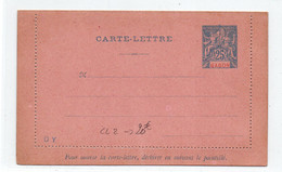 !!! GABON, ENTIER POSTAL CL2 NEUF - Covers & Documents