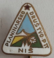 Alpinism, MOUNTAINEERING CLIMBING MOUNTAIN Planinarsko Drustvo PTT Nis Serbia Yugoslavia PIN  C/1 - Alpinismus, Bergsteigen