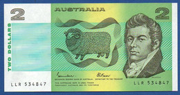 AUSTRALIA - P.43e - 2 Dollars (1974-1985) UNC, Serie LLR 534847 - 1974-94 Australia Reserve Bank (paper Notes)