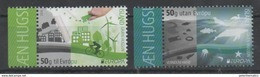 ICELAND , 2016, MNH, EUROPA, THINK GREEN, BICYCLES, WIND ENERGY,WHALES, FISH, SEALS, 2v - 2016