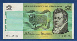 AUSTRALIA - P.38a - 2 Dollars (1966-1972) XF, Serie FFX 565293 - 1966-72 Reserve Bank Of Australia