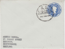 United Kingdom Cover Antarctic Exhibition HMS Discovery Ca London July 13 1969 (TA189) - Vols Polaires