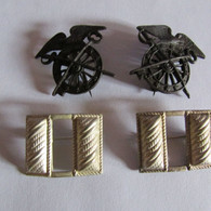 WW1 US Army Captain Quartermaster Corp Collar Insignia - 1914-18