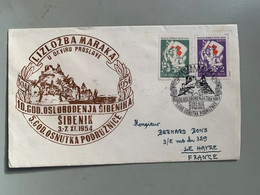 1954 Enveloppe FDC 1er Jour YOUGOSLAVIE Sibenik 3-7 Novembre 1954 FNR Jugoslavia - FDC