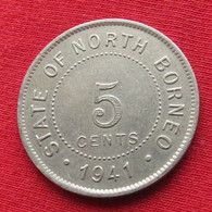 British North Borneo 5 Cent 1941 - Otros – Asia