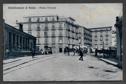 CPA ITALY - CASTELLAMMARE DI STABIA - PIAZZA FERROVIA (PLB#03-193) - Castellammare Di Stabia