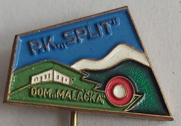 PK SPLIT Dom Malacka Croatia Alpinism, MOUNTAINEERING CLIMBING MOUNTAIN SOCIETY PIN  C/1 - Alpinismus, Bergsteigen