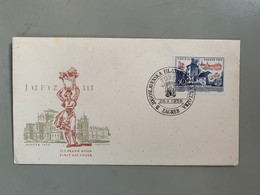 Yougoslavie 1956 Enveloppe FDC 1er Jour ZAGREB Jugoslavia TTB - FDC