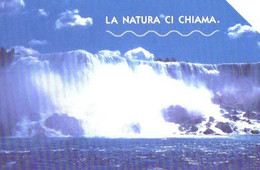 Italy:Used Phonecard, Telecom Italia, 5 EUR, Niagara Waterfall, 2004 - Publieke Thema