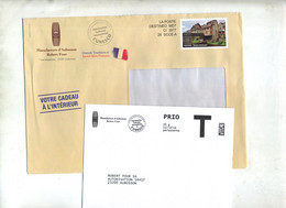 Enveloppe Reponse T  Robert Four + Destineo Illustré Aubusson - Cartes/Enveloppes Réponse T