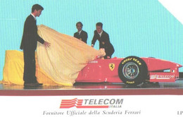 Italy:Used Phonecard, Telecom Italia, 5 EUR, Ferrari Formula One Car - Public Themes