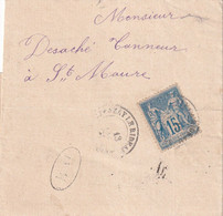 France Marcophilie - Département De L'Indre Et Loire - Azay Le Rideau - Lettre Type Sage - 1877-1920: Semi Modern Period