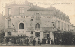 St Germain En Laye * Débit De Tabac Tabacs TABAC Hôtel De La Forêt Vins Café Billard Maison CHAVROCHE Grande Ceinture - St. Germain En Laye