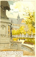 Belgique - Bruxelles - Square Et Eglise N. D. Du Sablon - Squares