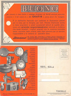 014554 "MILANO - DITTA BASE- ARTICOLI PER LA CASA - BUONO PER CATALOGO NR. 2" 1961  PUBBL - Pubblicitari