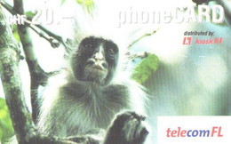 Liechtenstein:Used Phonecard, TelecomFL, 20 Chf, Monkey, 2004 - Liechtenstein