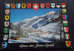 Gruss Aus Saas-Grund - Rud. Suter AG, Oberrieden-Zürich - Saluti Da.../ Gruss Aus...