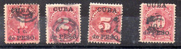 Cuba Serie Tasas N ºYvert 1/4 O - Timbres-taxe