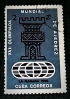 Cuba,1966, Chess Olympic Games-Habana 1966. - Used Stamps