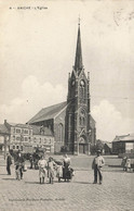 Aniche * Place Et église * Enfants Villageois - Aniche