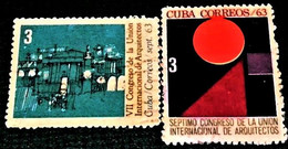 Cuba,1963, International Architeckts Congress. - Oblitérés