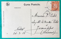 Belgique, Cachet BOURG-LEOPOLD 25.3.1914 Sur CPA - (C760) - Autres & Non Classés