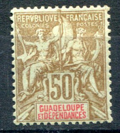Guadeloupe   N°  44 * - Unused Stamps