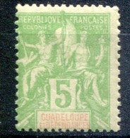 Guadeloupe   N°  40 * - Unused Stamps