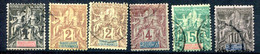 Guadeloupe   N°  27/31 Oblitérés - Used Stamps