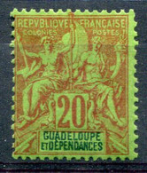 Guadeloupe   N°  33 * - Nuovi