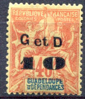 Guadeloupe    46D * - Unused Stamps