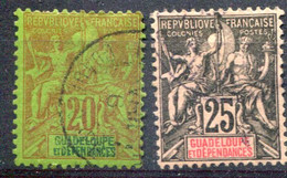 Guadeloupe      33/34  Oblitérés - Oblitérés
