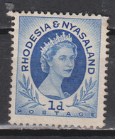 Timbre Oblitéré De Rhodésie Et Nyasaland  De 1954 N°2 - Rhodesia & Nyasaland (1954-1963)