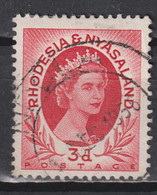 Timbre Oblitéré De Rhodésie Et Nyasaland  De 1954 N°4 - Rhodesië & Nyasaland (1954-1963)